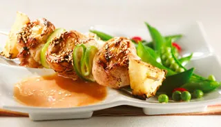 Brochettes d'émincé de poulet Exceldor à la Thaïlandaise