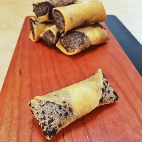 Rouleaux impériaux au Nutella