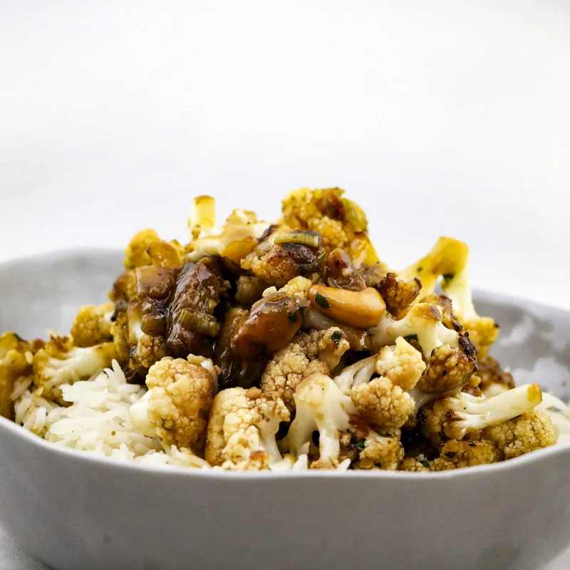 Sauté de chou-fleur façon Kung Pao