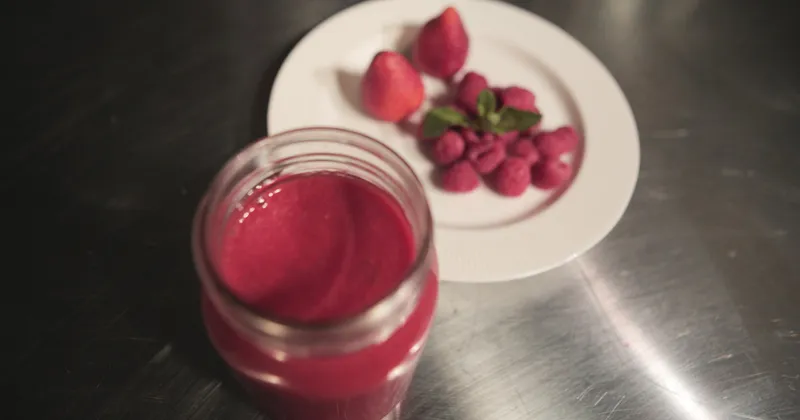Coulis de petits fruits rouges