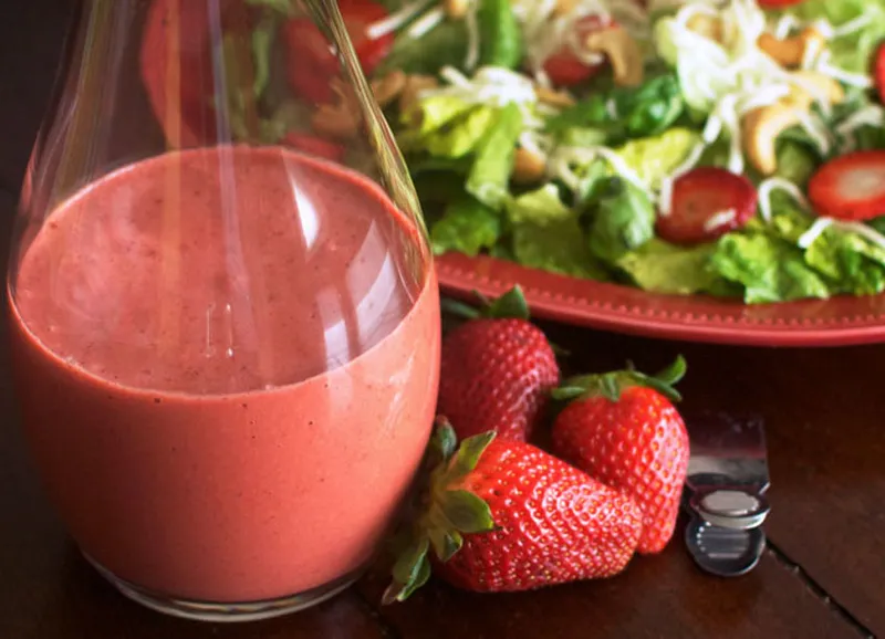 Vinaigrette aux fraises et balsamique