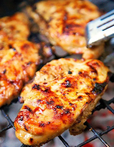 Poitrine de poulet à l&rsquo;orange et Dijon