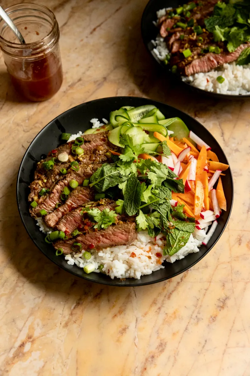 Bol de steak à la citronnelle
