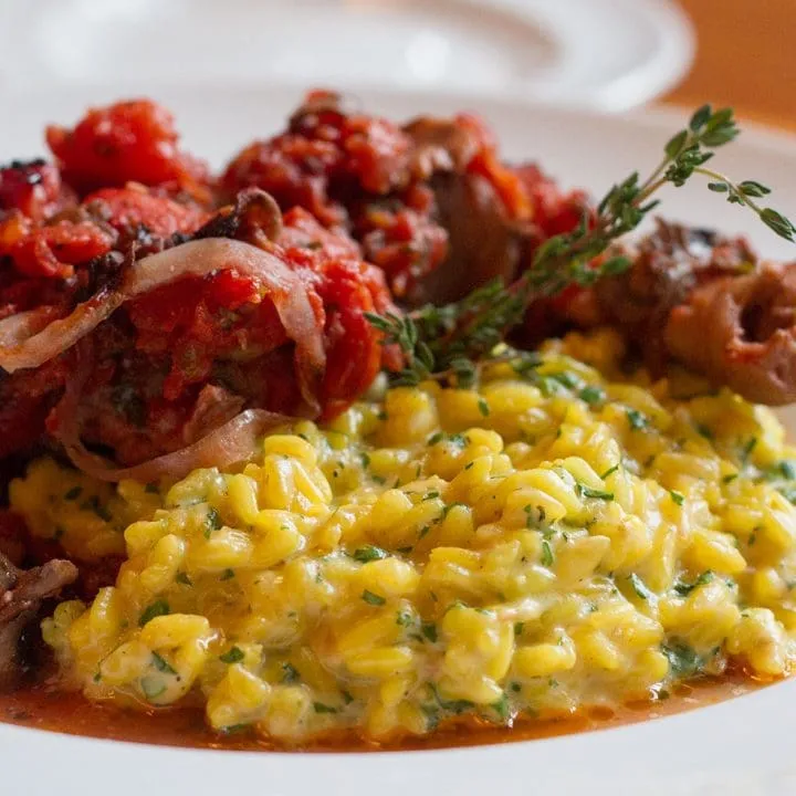 Risotto au safran