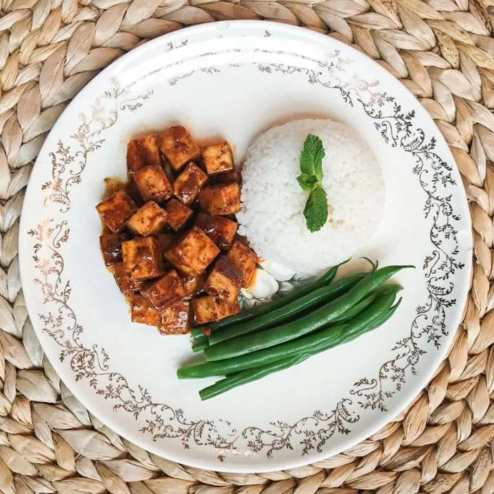 Tofu à la sauce BBQ