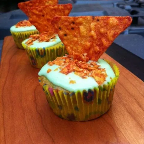 Cupcakes au Mountain Dew et Doritos