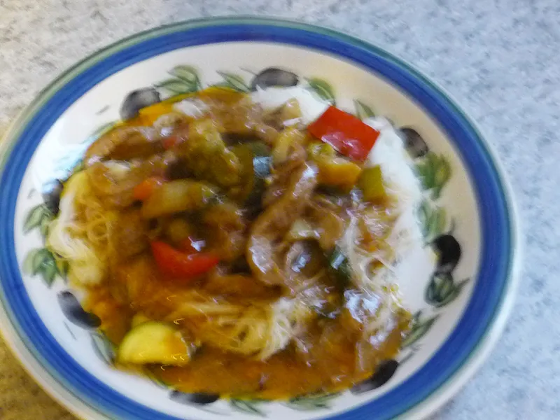 Boeuf thaï aux arachides