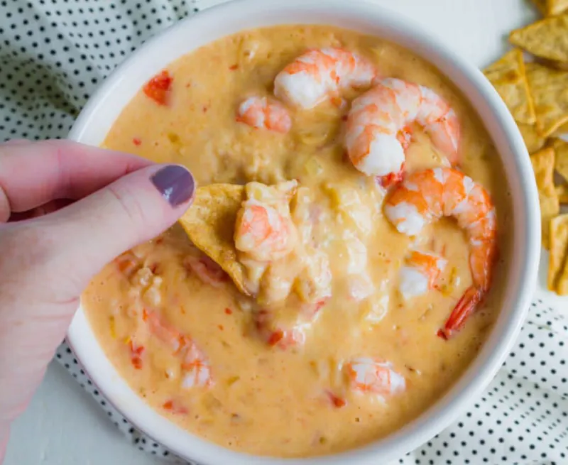 Trempette aux crevettes à la mijoteuse