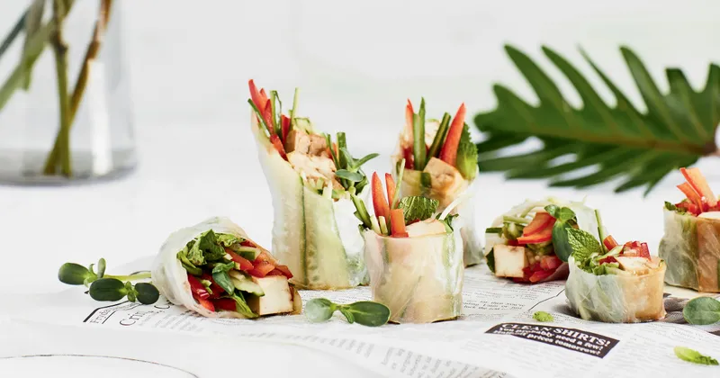 Rouleaux de printemps au tofu