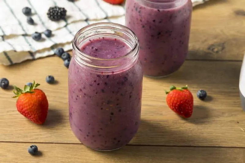 Smoothie aux petits fruits sans yogourt