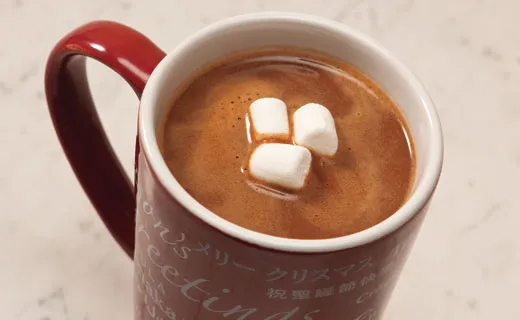 Chocolat chaud à la menthe