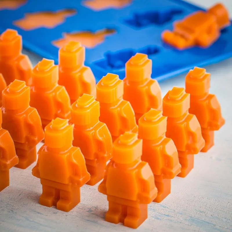 Gelées de bonshommes LEGO à la carotte et au gingembre