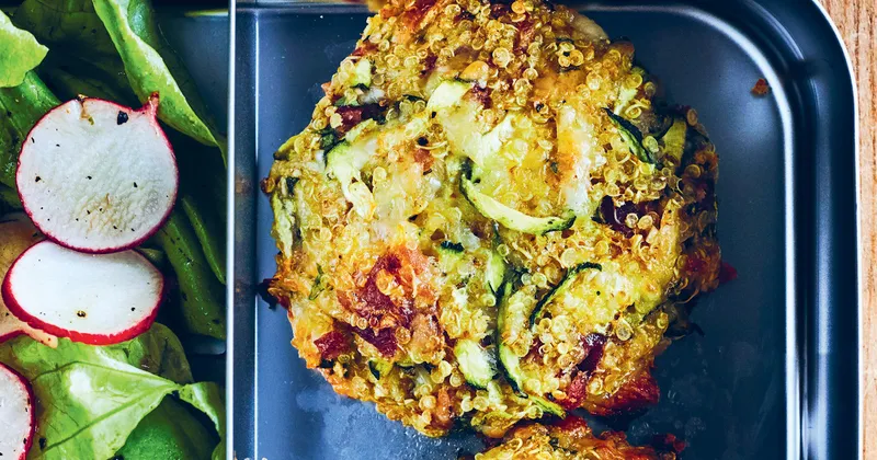 Croquettes de quinoa à la courgette et au prosciutto