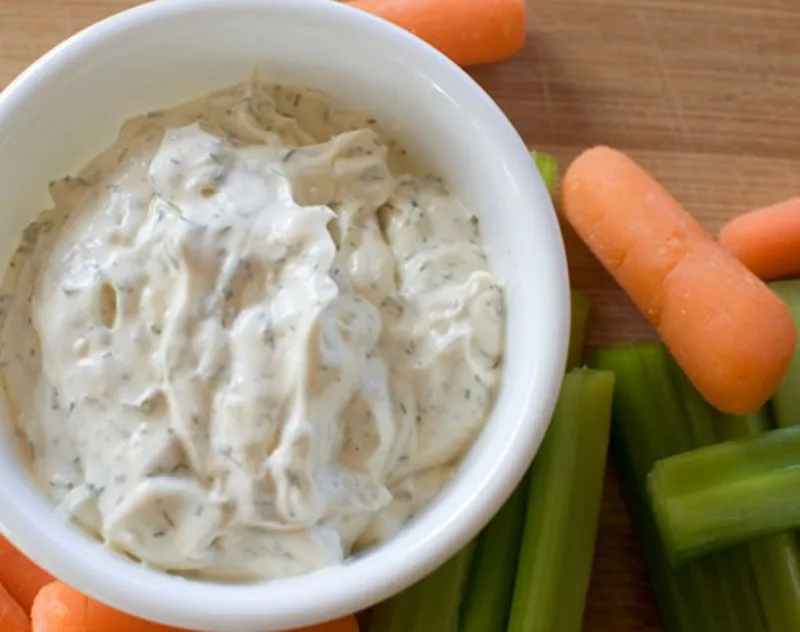 Trempette pour les légumes