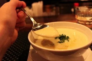 Potage poireau et chou-fleur