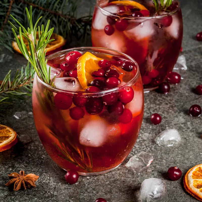 Punch festif et sirop épicé au thé Earl Grey