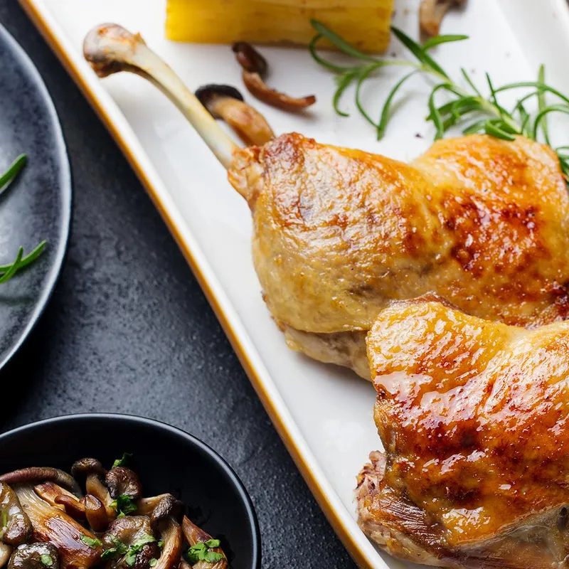 Ragoût de lentilles au canard confit