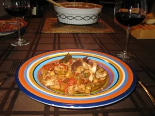 Poulet chasseur inspiré