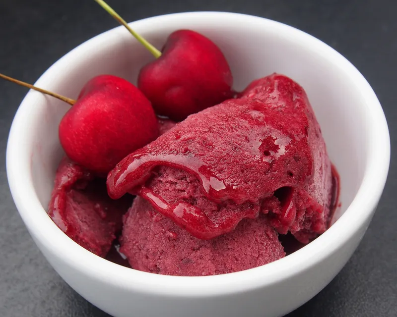 Sorbet aux cerises
