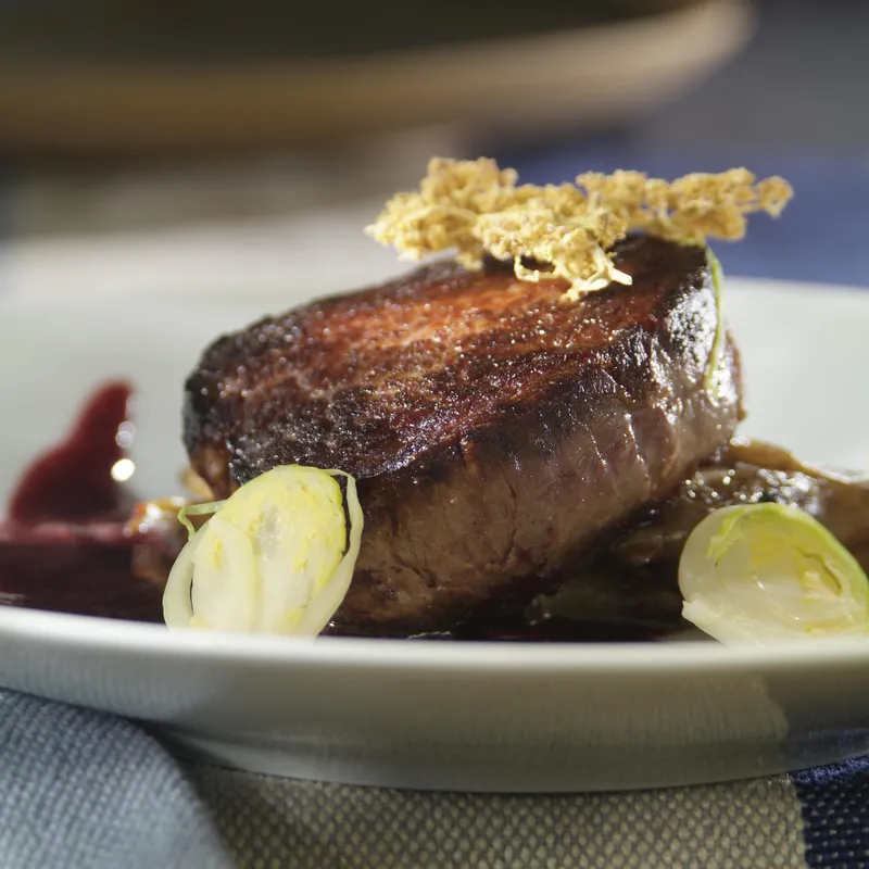 Filet de bœuf à la fleur de sureau