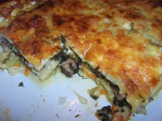 Lasagne au jambon et légumes