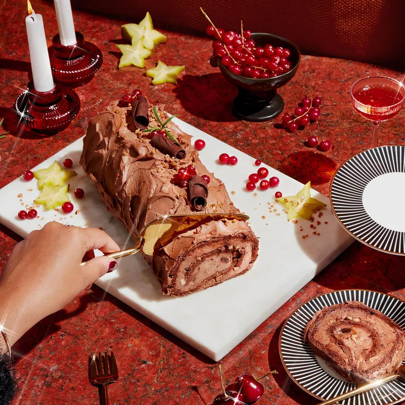 Bûche au chocolat